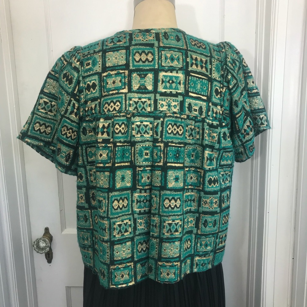 Tucker Metallic Thread Jacket/Top - image 4